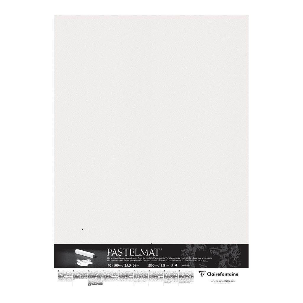 Pastelmat Mount Board 70x100cm White, Pack of 5 - Cafe Supply
