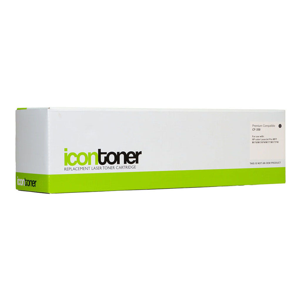 Icon Compatible HP CF350A Black Toner Cartridge (130A) - Cafe Supply