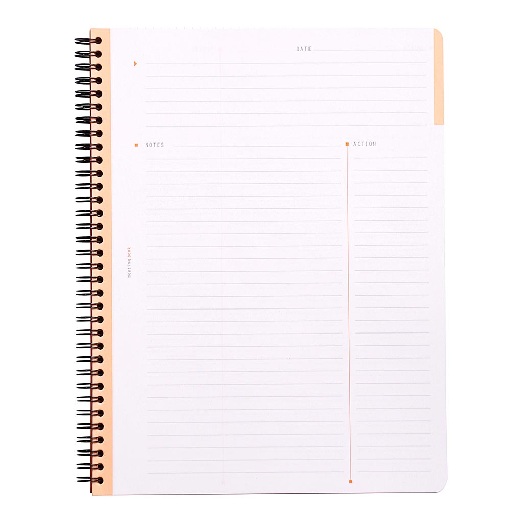 Rhodia Meeting Book Spiral A4+ Black - Cafe Supply