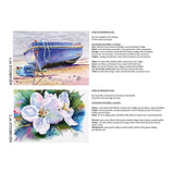 Etival Pad Flowers A4 300g 12sh - Cafe Supply