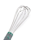 12-inch stainless steel French whip with nylon handle - Cafe Supply