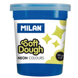 Milan Soft Dough Neon Colours Assorted Pack 5 - Cafe Supply