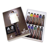 A2 Lightfast Heavybody Acrylic 12 X 20ml Tube Set - Cafe Supply