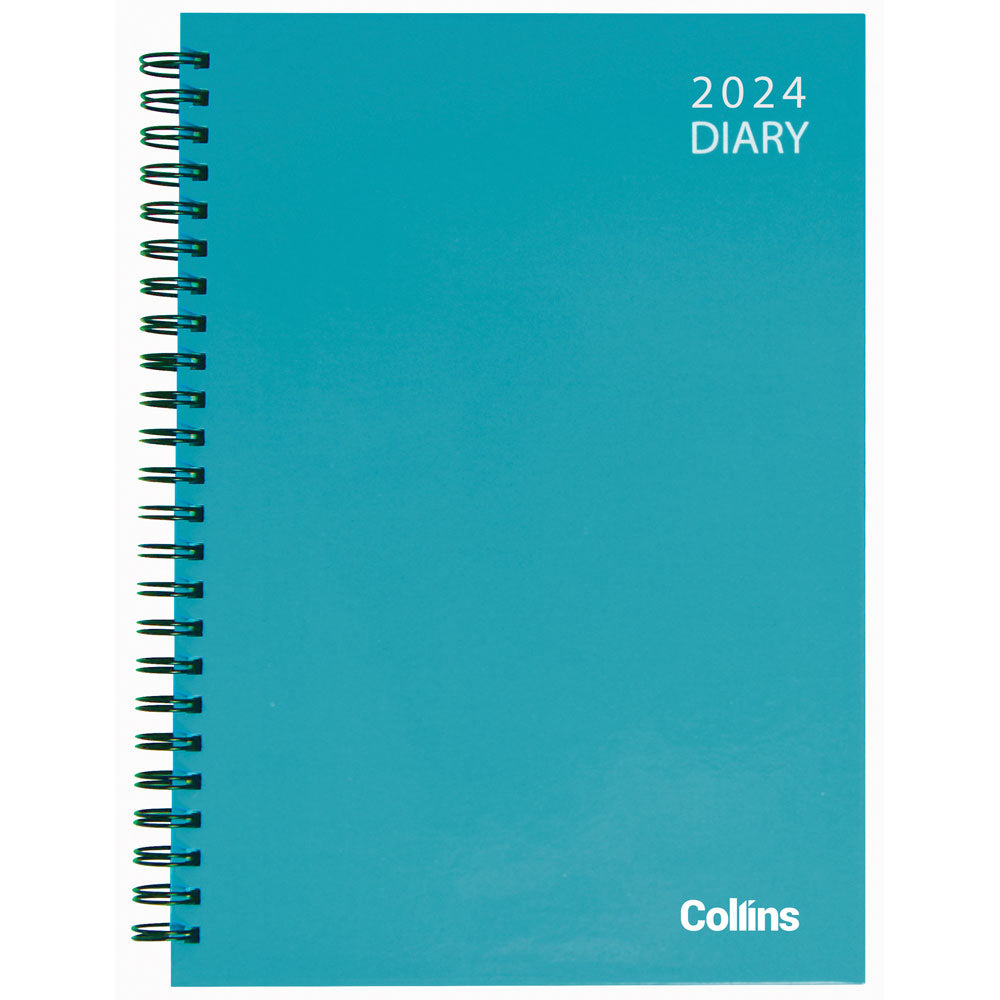 Collins Diary A51 Vivid Wiro Hardcover Even Year - Cafe Supply
