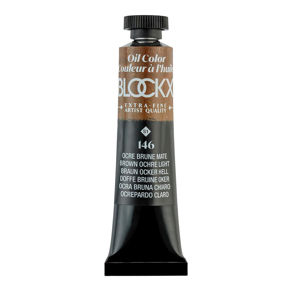 BLOCKX Oil Tube 20ml S1 146 Brown Ochre Light - Cafe Supply