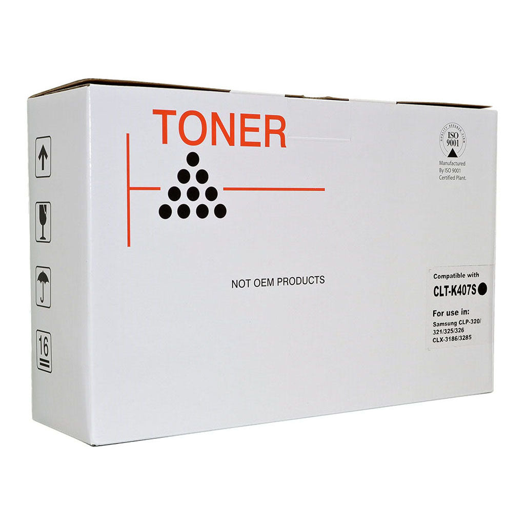 Icon Compatible Samsung CLTK407S Black Toner Cartridge - Cafe Supply