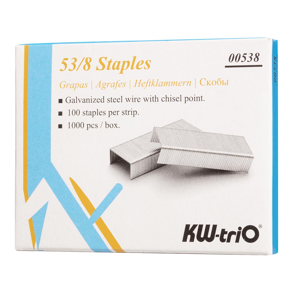 KW-triO Staples 53/8, Pack of 1000 - Cafe Supply