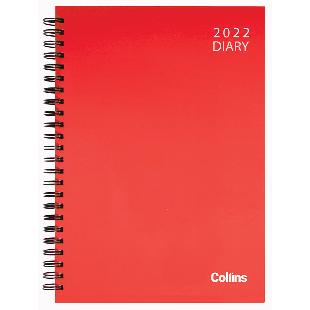 Collins Diary A51 Vivid Wiro Hardcover Even Year - Cafe Supply