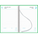 Collins Diary A51 Vivid Wiro Hardcover Even Year - Cafe Supply