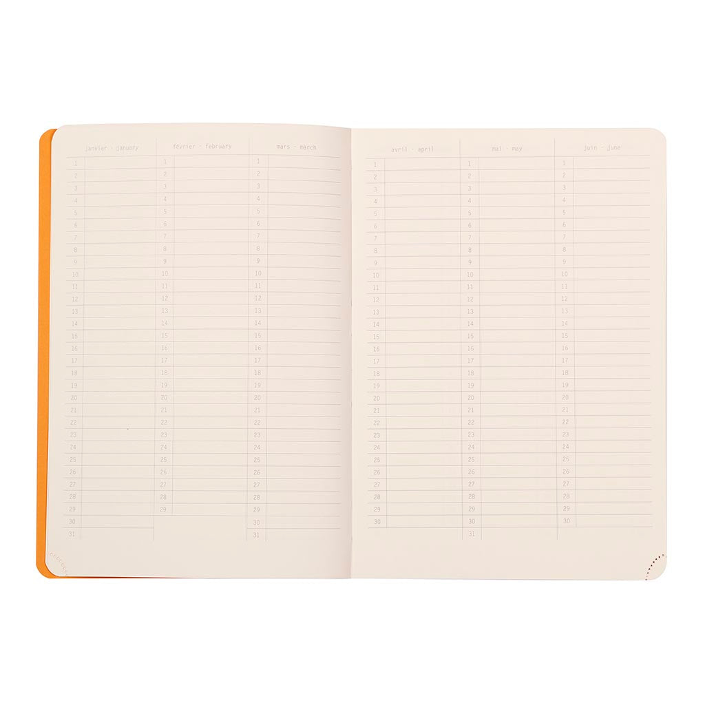 Rhodia Perpetual Diary A5 Black - Cafe Supply