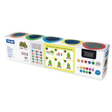 Milan Soft Dough Neon Colours Assorted Pack 5 - Cafe Supply