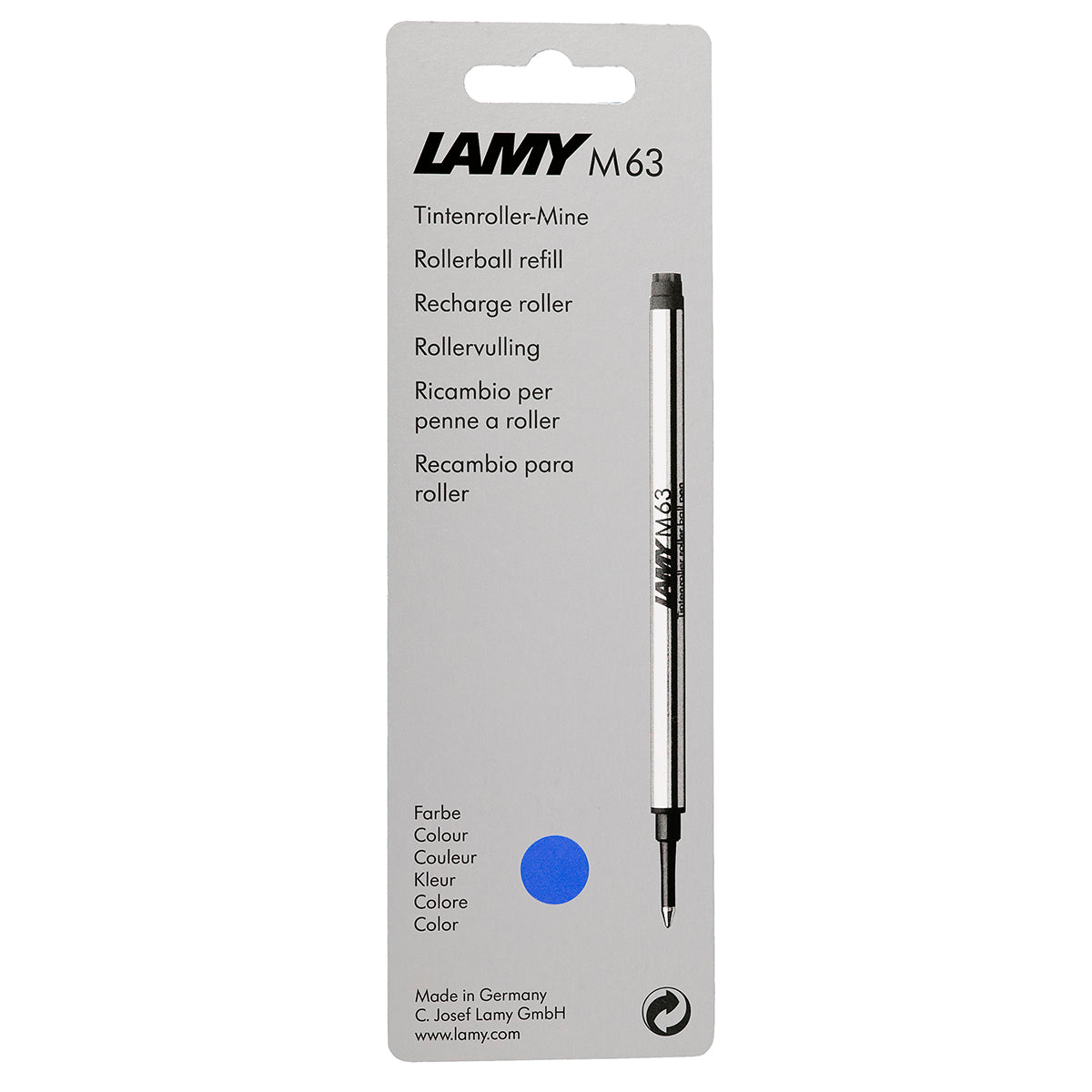 Lamy Refill Rollerball M63 Blue Hangsell - Cafe Supply
