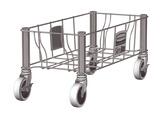 Rubbermaid SLIM JIM® Stainless Steel Dolly - Cafe Supply