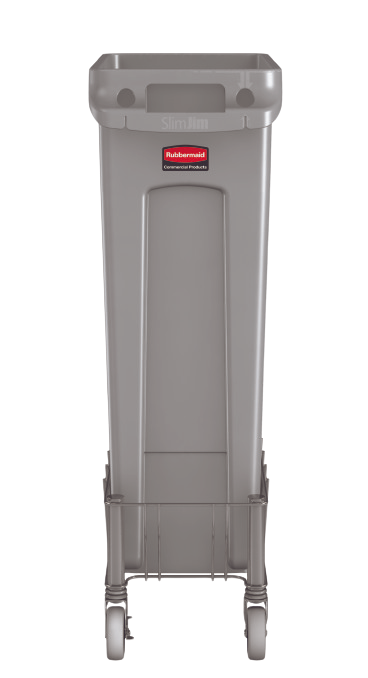 Rubbermaid SLIM JIM® Stainless Steel Dolly - Cafe Supply
