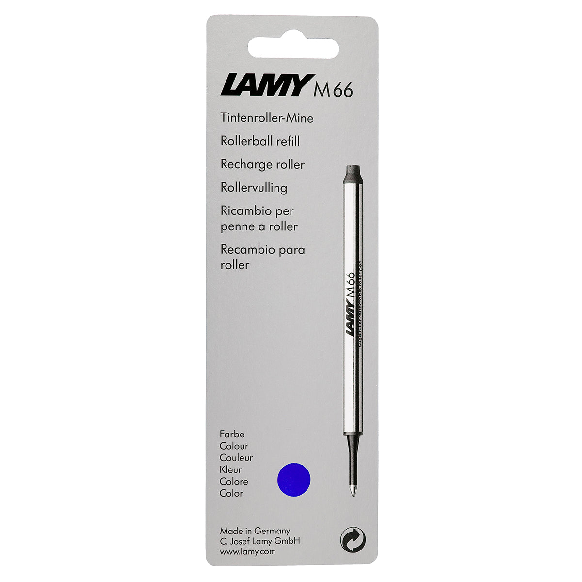 Lamy Refill Rollerball M66 Blue Hangsell - Cafe Supply