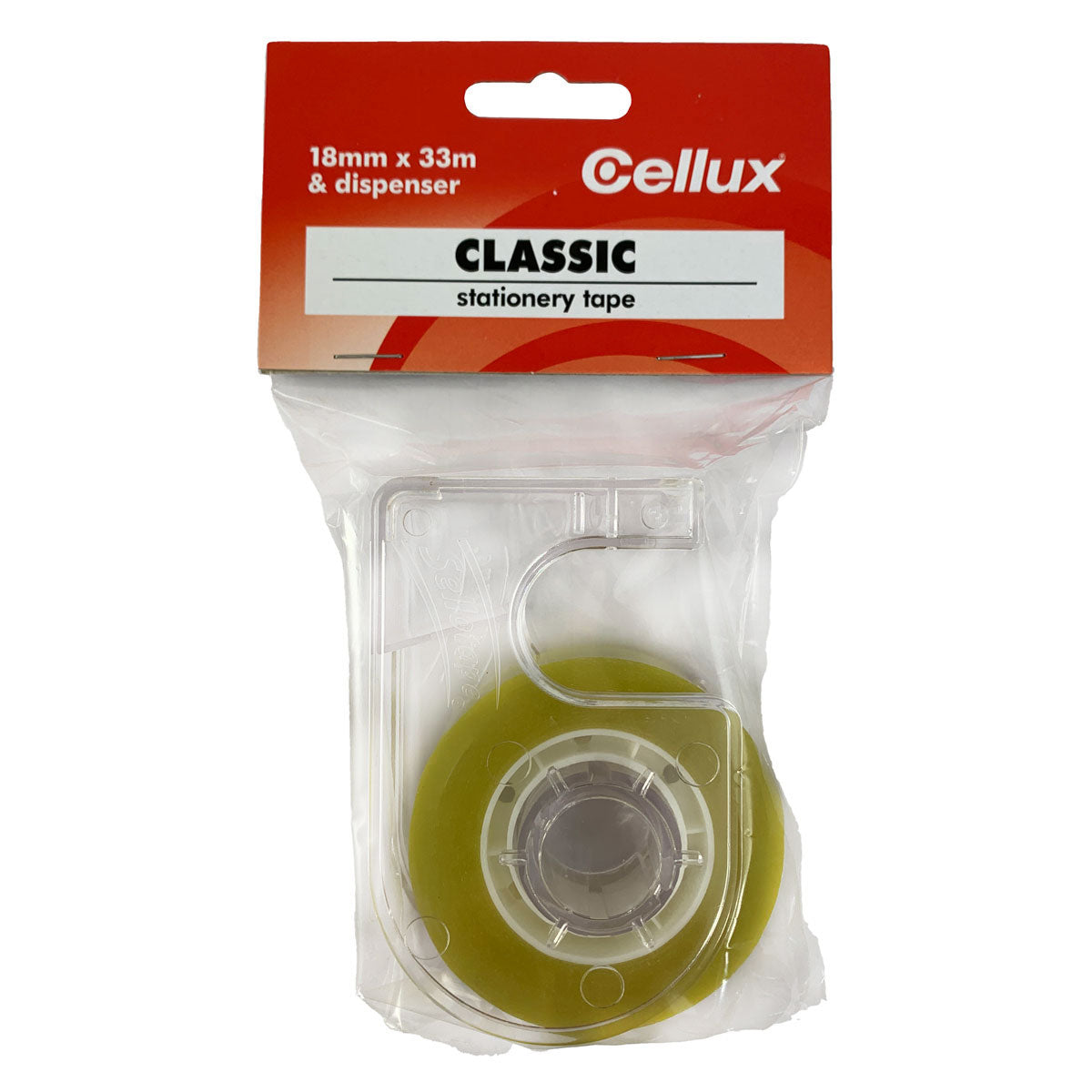 Cellux P1802018 Classic Tape Dispenser 18mmx33m 1 UNIT - Cafe Supply