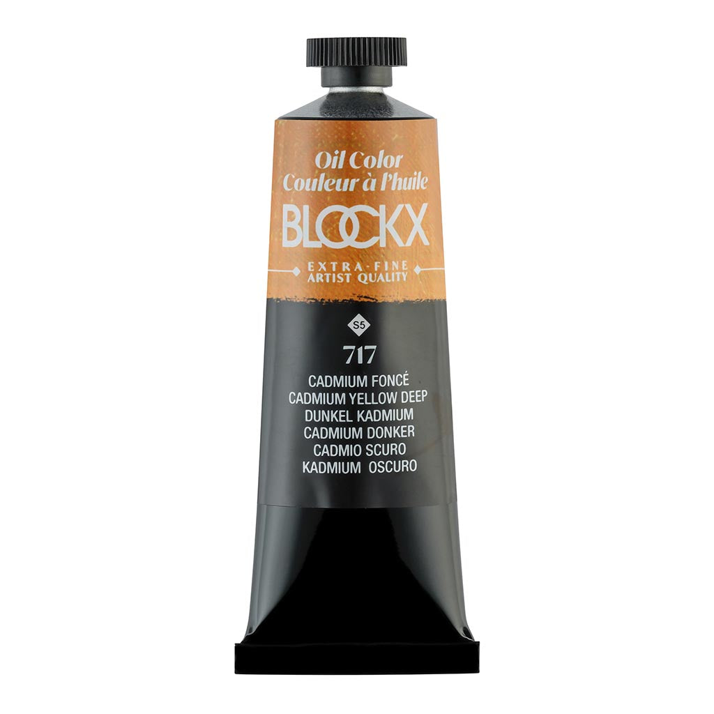 BLOCKX Oil Tube 35ml S5 717 Cadmium Yellow Deep - Cafe Supply
