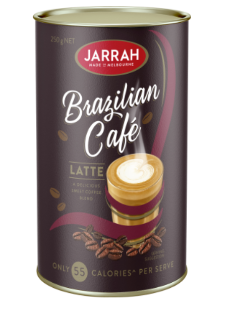 Jarrah Brazilian Cafe Latte 250g - Cafe Supply