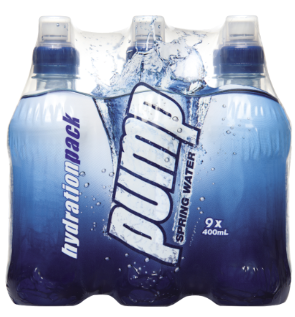 Pump Spring Water Bottles 9pk - Cafe Supply