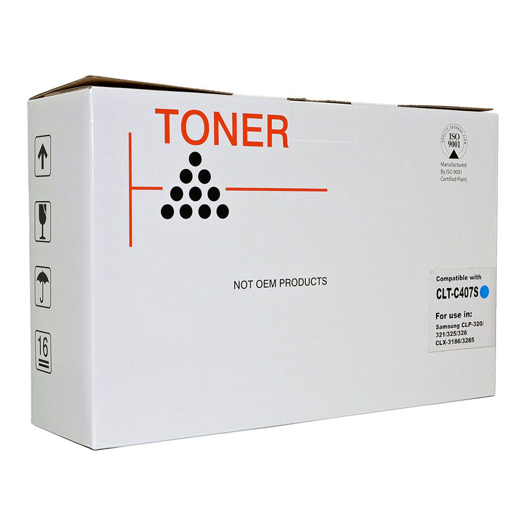 Icon Compatible Samsung CLTC407S Cyan Toner Cartridge - Cafe Supply