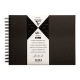 Clairefontaine Hardcover Album 27x20cm Black - Cafe Supply