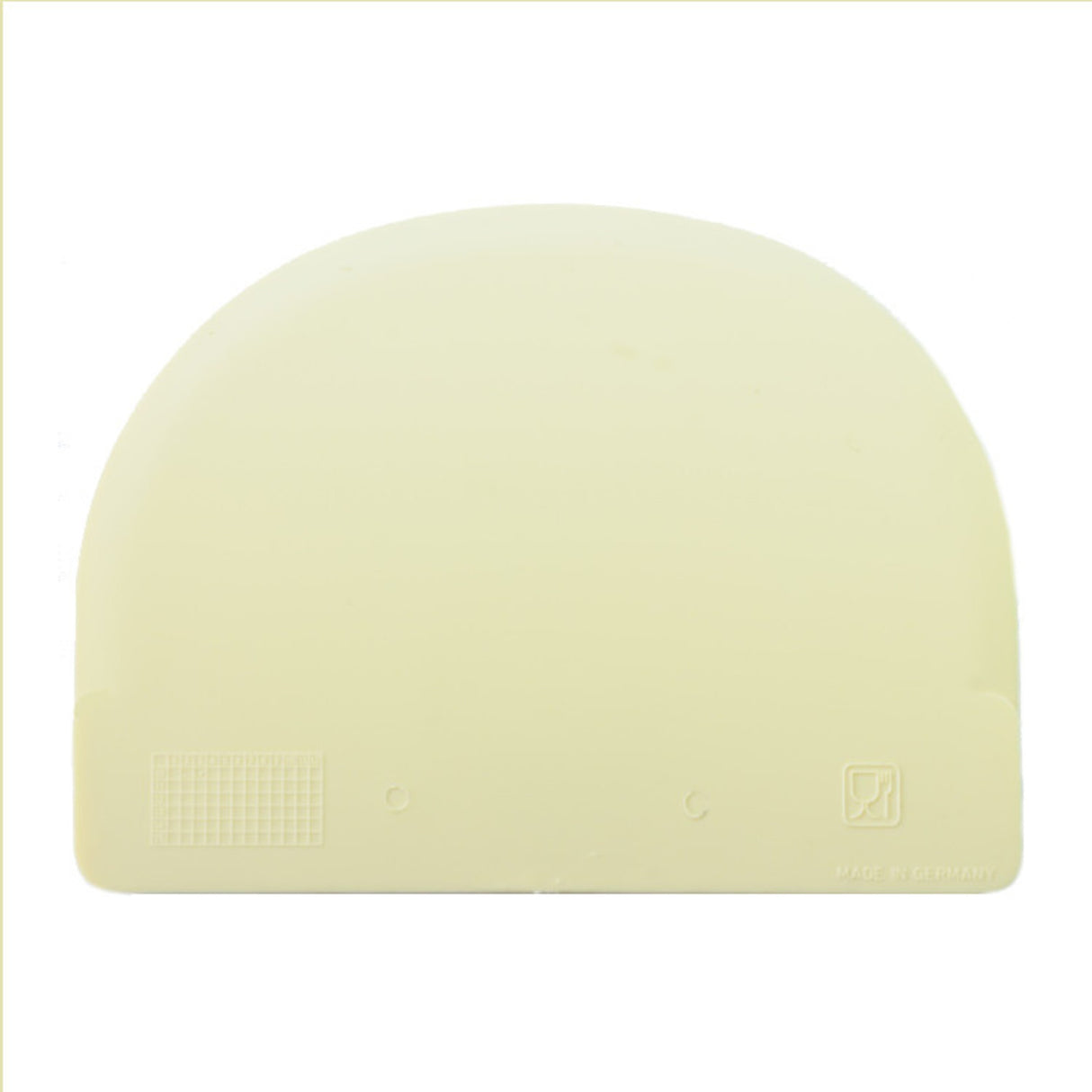 Plastic Half Moon Scraper 122 x 90mm - Cafe Supply