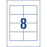 Avery Label L7418-25 Name Badge 86.5x55.5mm 25 Sheets - Cafe Supply