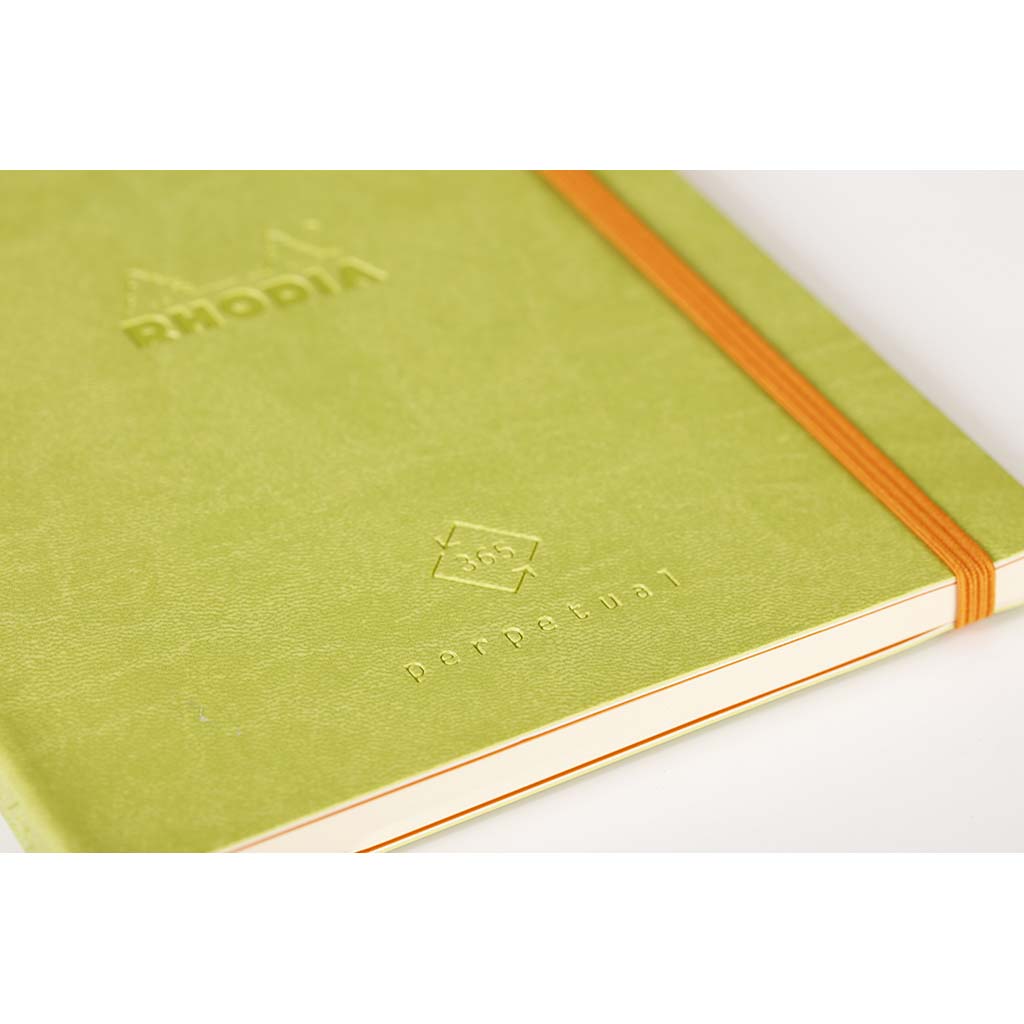 Rhodia Perpetual Diary A5 Anise Green - Cafe Supply