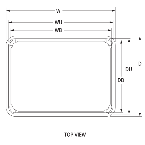 Quarter-size Wear-Ever® heavy-duty aluminum sheet pan with natural finish - Cafe Supply