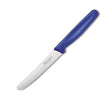 Tomato Knife, Blue Nylon Handle (11cm Serrated Blade) - Cafe Supply