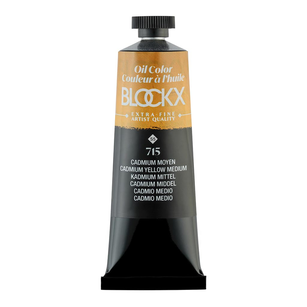 BLOCKX Oil Tube 35ml S5 715 Cadmium Yellow Medium - Cafe Supply
