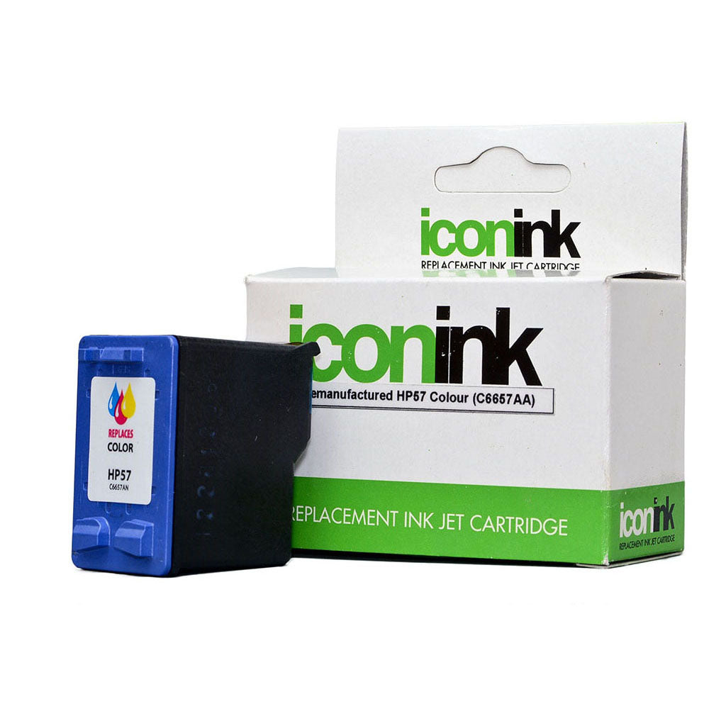 Icon Remanufactured HP 57 C6657A Colour Ink Cartridge (C6657AA) - Cafe Supply