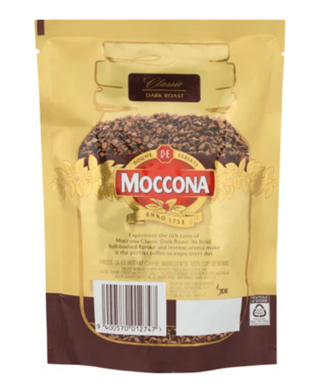Moccona Classic Dark Roast Instant Freeze Dried Coffee Refill 90g