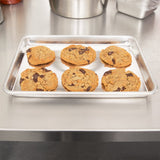 Quarter-size Wear-Ever® heavy-duty aluminum sheet pan with natural finish - Cafe Supply