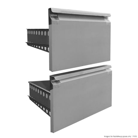 Optional Set 2 Drawers for FED-X range – XUB-2DRAWER - Cafe Supply