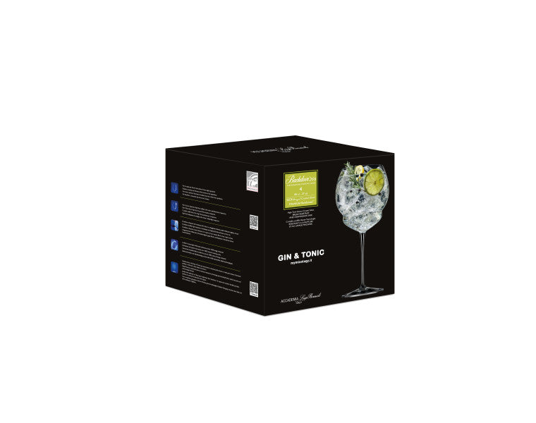 Luigi Bormioli Backdoor20s Gin & Tonic 800ml - Set 4 - Cafe Supply