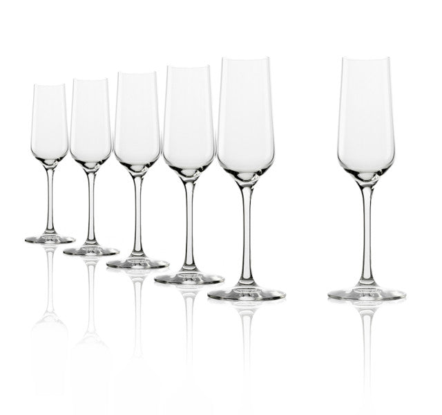 Stolzle Revolution Flute 200ml  Set 6 - Cafe Supply