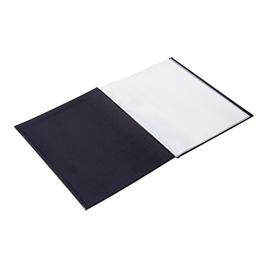 Squirrel Deluxe Display Book A4 Leatherette 12 Pocket - Cafe Supply