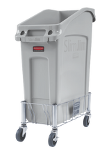 Rubbermaid SLIM JIM® Stainless Steel Dolly - Cafe Supply