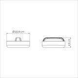 Tramontina Churrasco Black Barbecue Hamburger Press