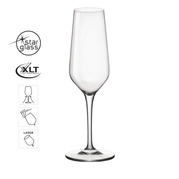 Bormioli Rocco Electra Flute 230ml - Cafe Supply