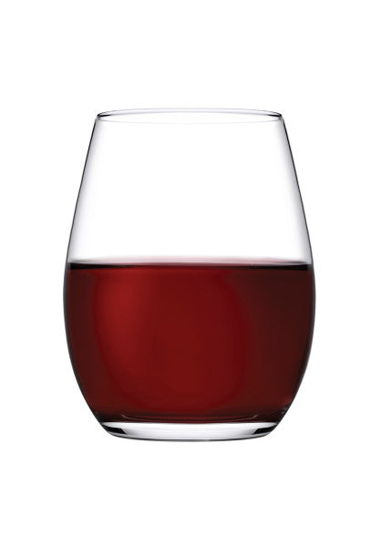 Pasabahce Amber Stemless Wine Glass 440ml Set 6