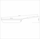 Tramontina Professional Iron Skillet Grill 30cm 2.4l