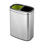 10L Rectangular S/S Silver Recycling Bin - Cafe Supply