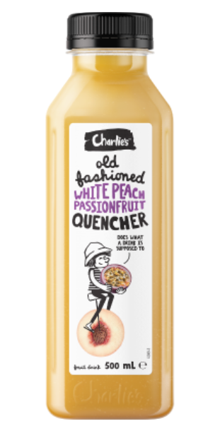 Charlie's Chilled Quench Peach Passionfruit 500ml - Cafe Supply