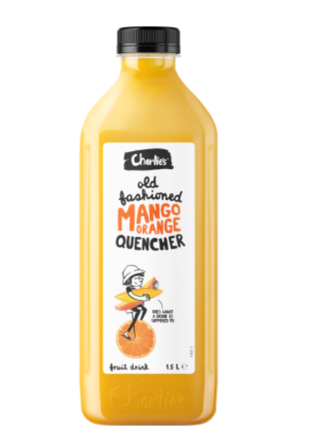 Charlie's Chilled Quench Mango & Orange 1.5l 1.5l - Cafe Supply