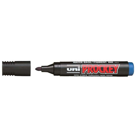 Uni Prockey Marker 1.2mm Bullet Tip Black PM-122 - Cafe Supply