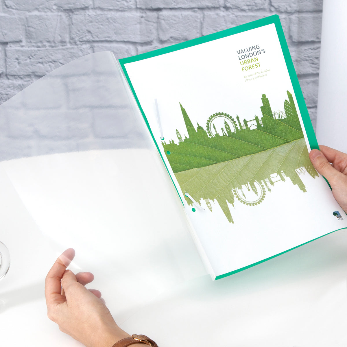 Rapesco ECO Report File A4 White Each - Cafe Supply