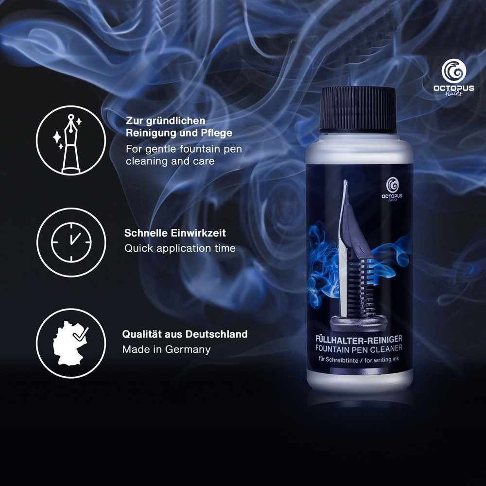 Octopus Fluids Fountain Pen Cleaning Solution 100ml - Cafe Supply
