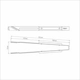 Tramontina Polywood Churrasco Meat Tong  8", 20cm